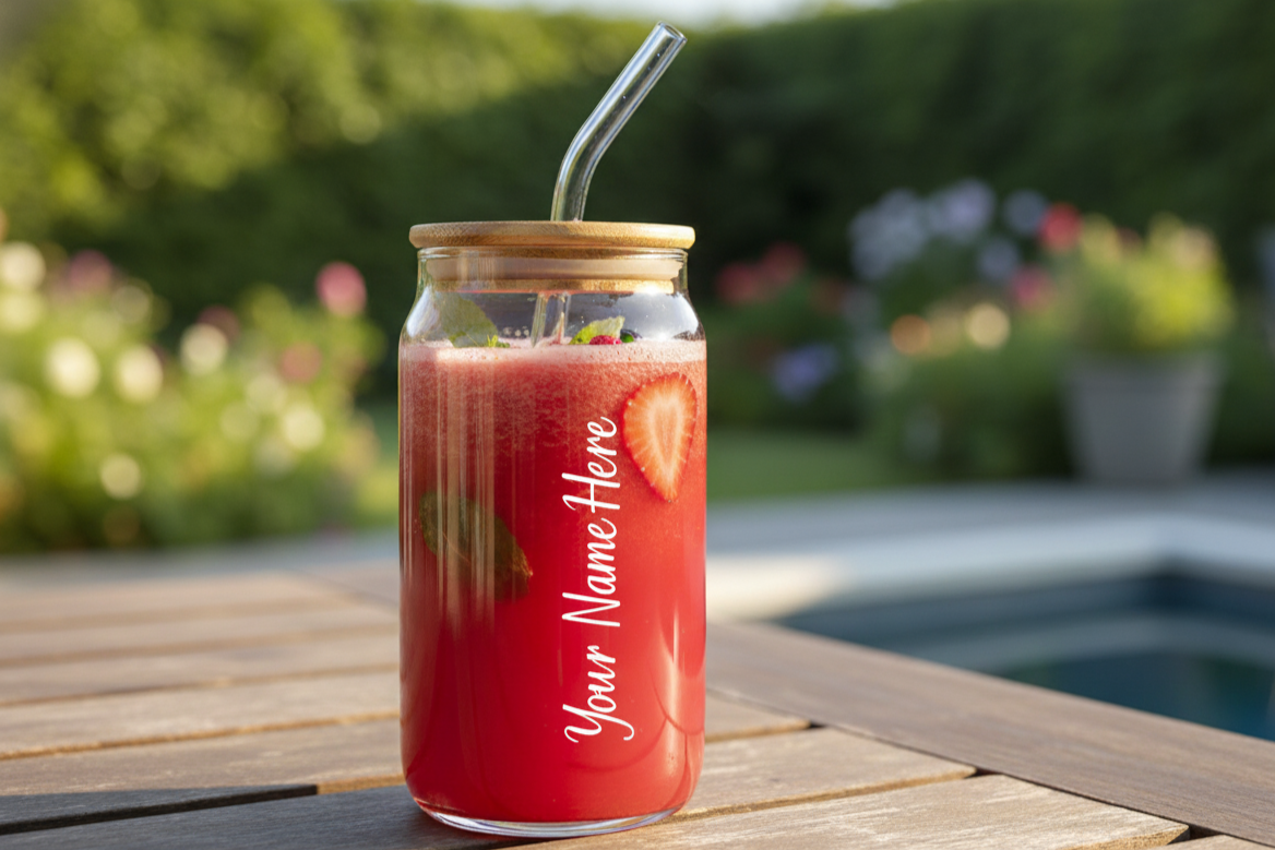 Glass Tumblers Plain - Customized