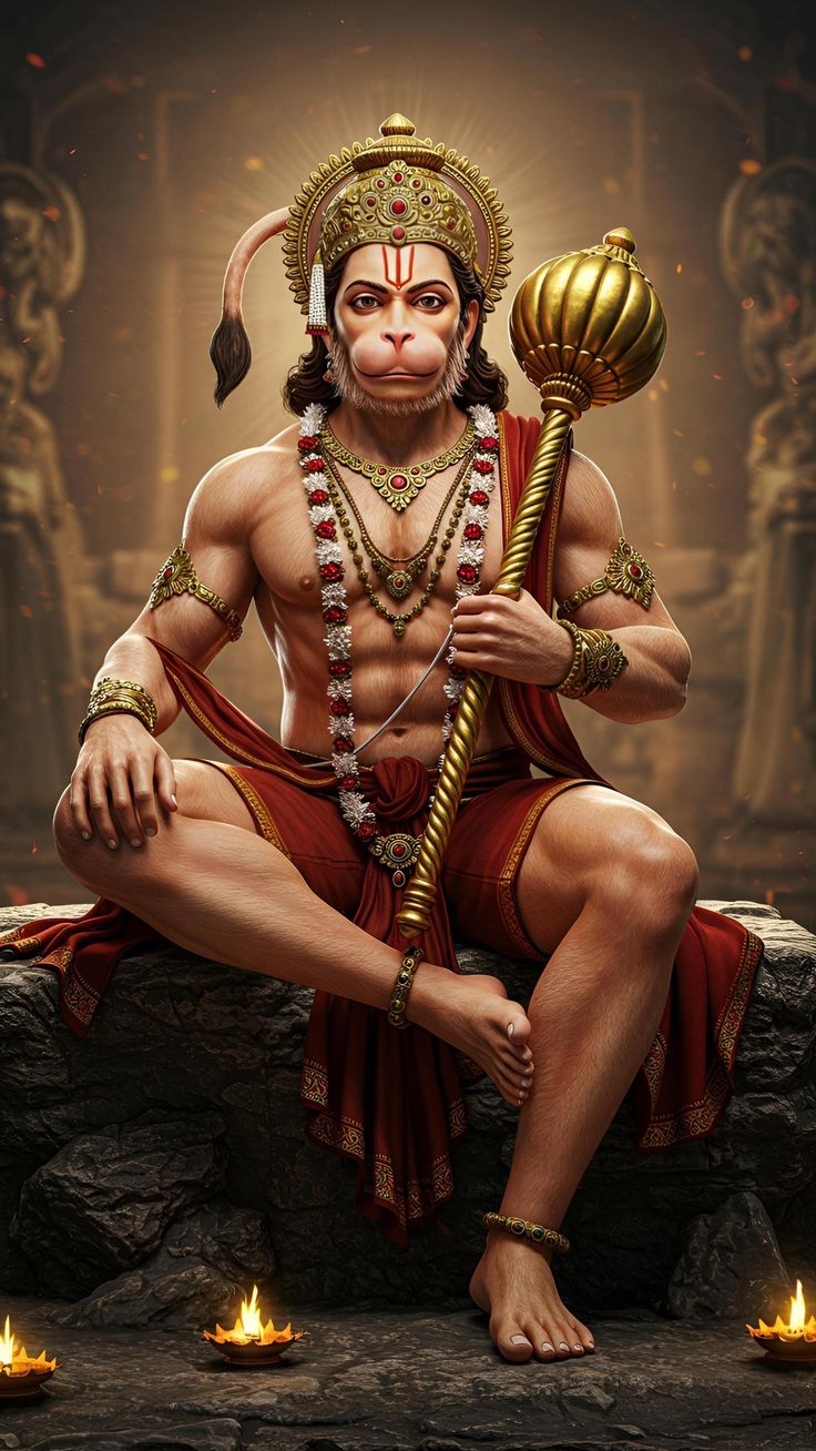 Lord Hanuman Card