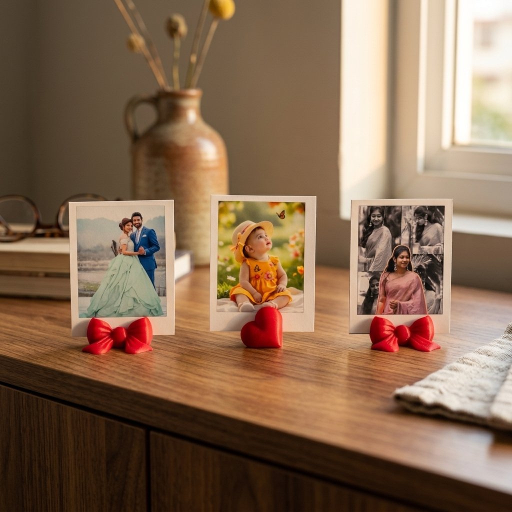 Custom Polaroid Photo Prints with Mini Stands (Pack of 16)