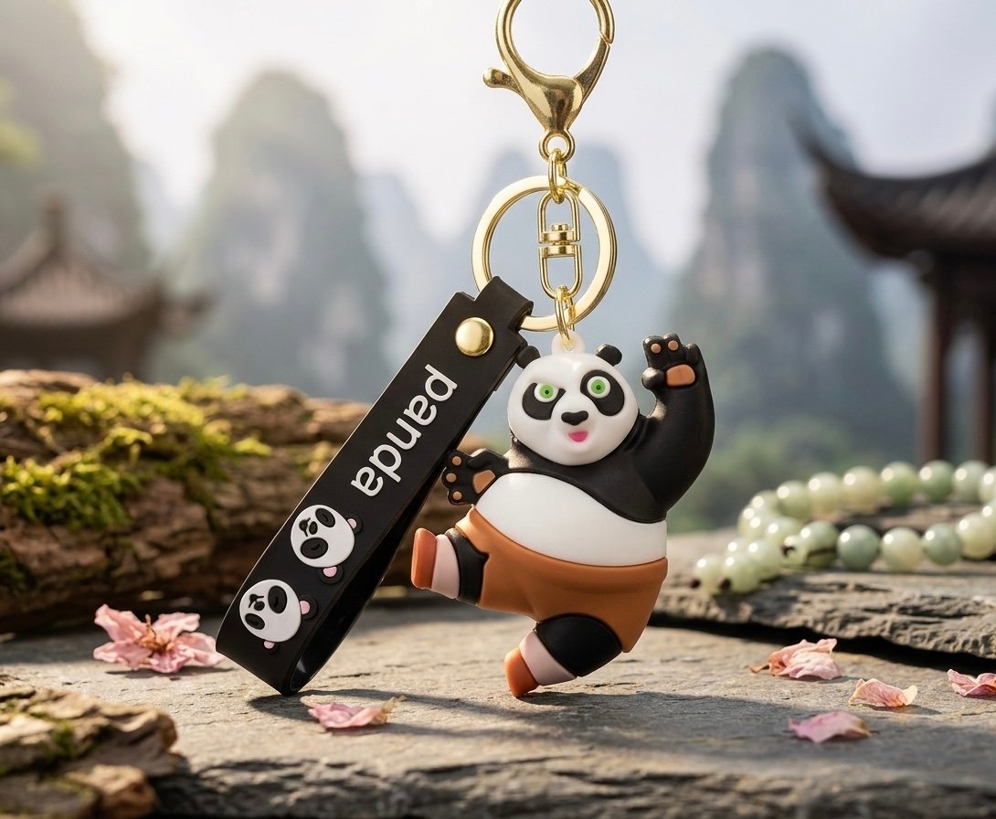 Kung Fu Master Keychain
