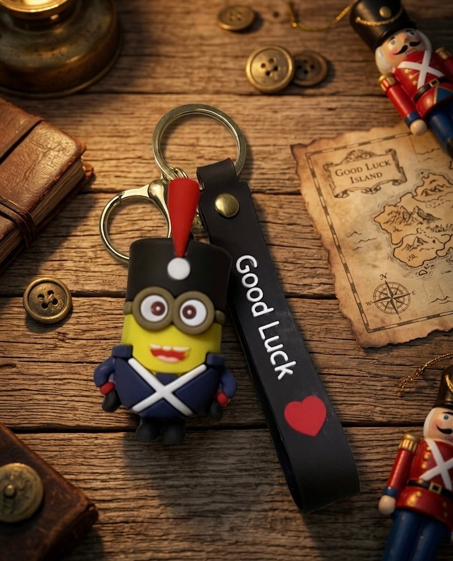 Nutcracker Minion 3D Keychain