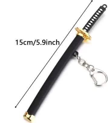 katana keychains best for collectable anime toy | mini samurai sword key ring for car, bike & bag | anime inspired gift for bike