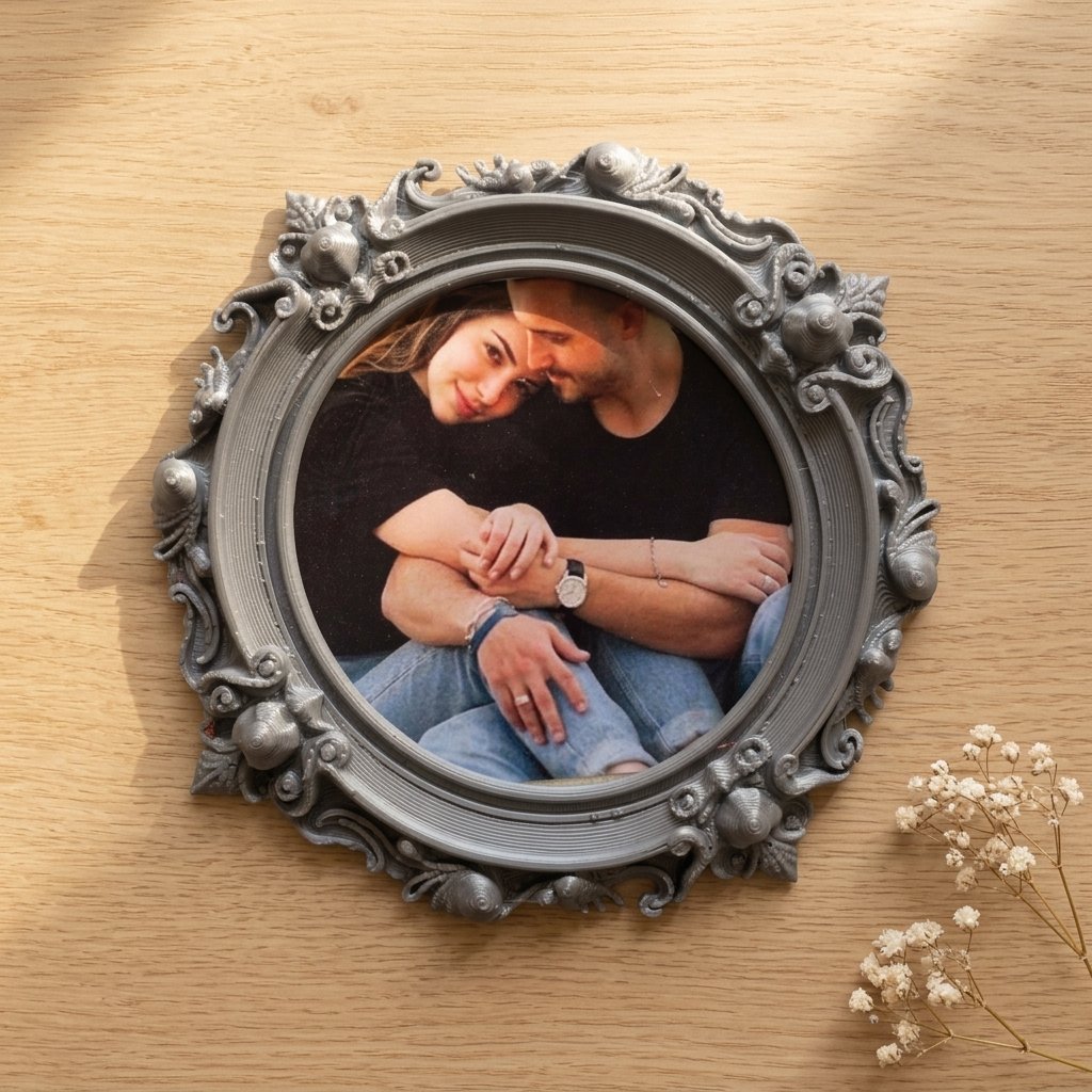 vintage photo frames & fridge magnet