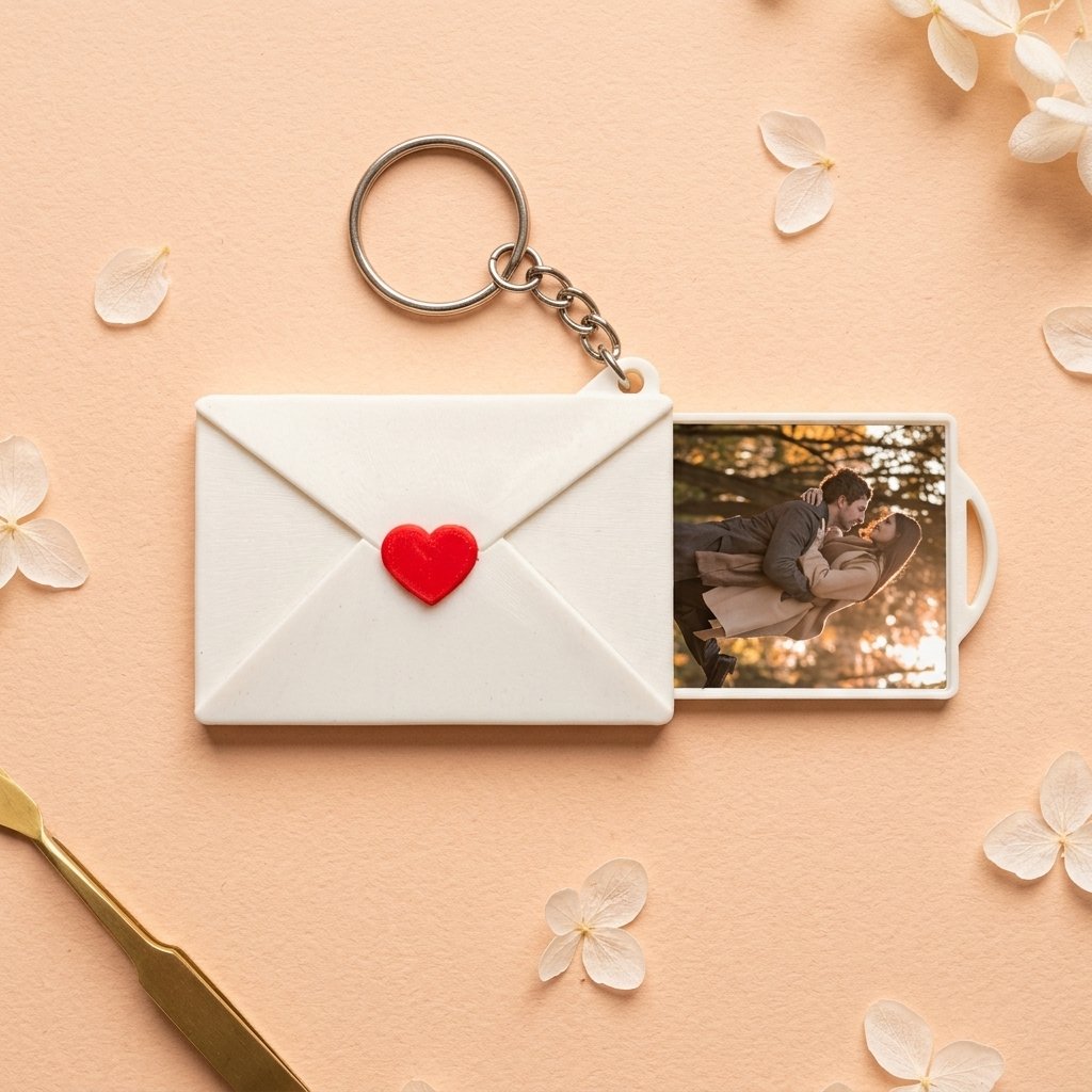 Custom Photo Pull-Out Keyring