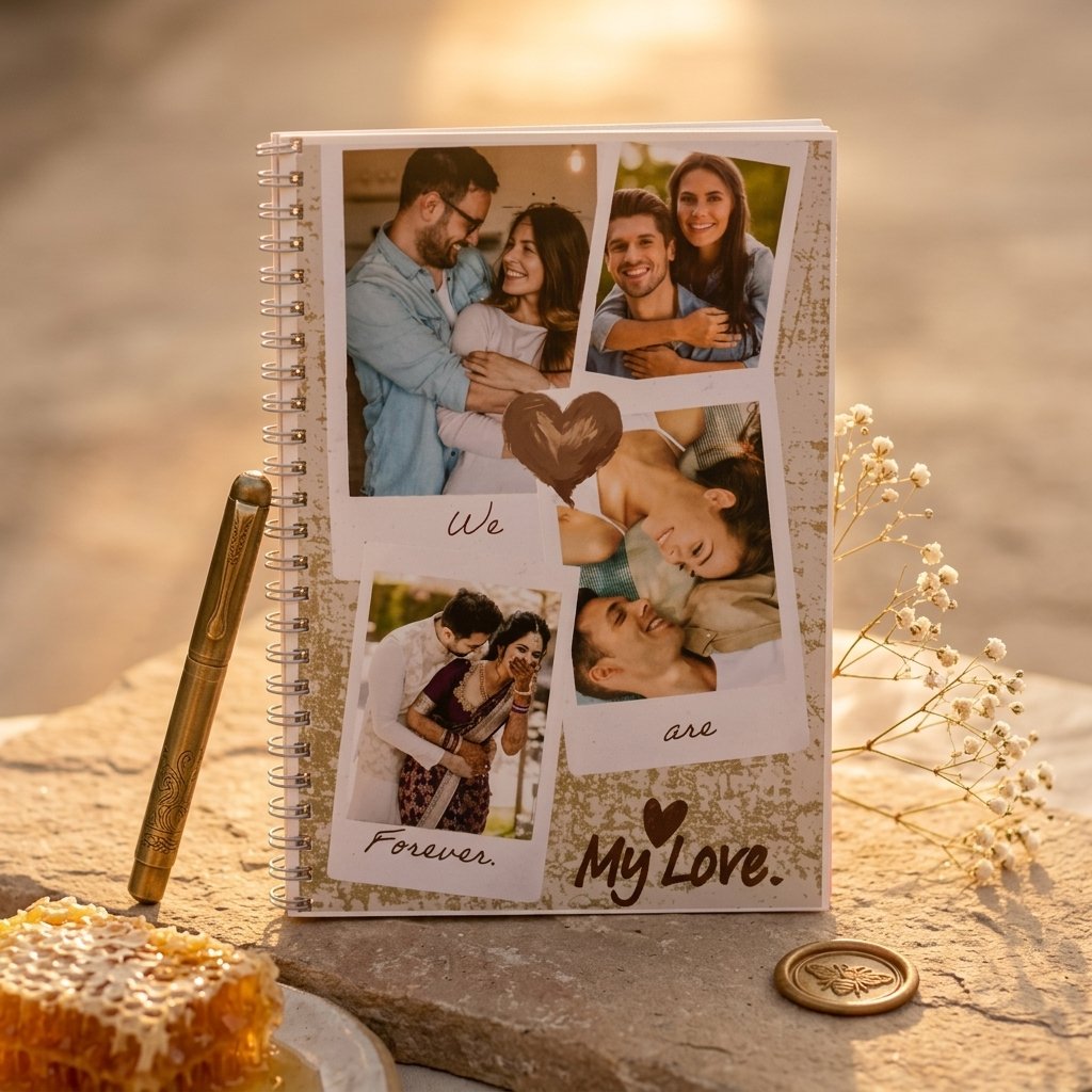 Personalized A5 Polaroid Photo Collage