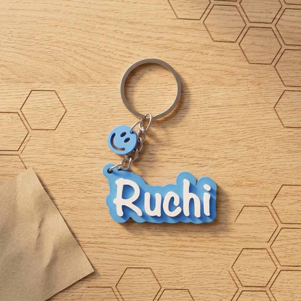 Custom 3D printed Keychain