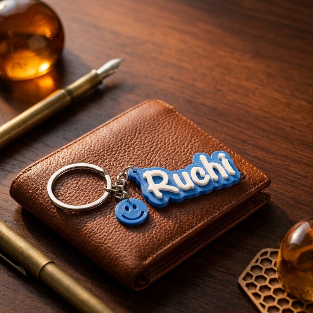 custom 3d printed keychain