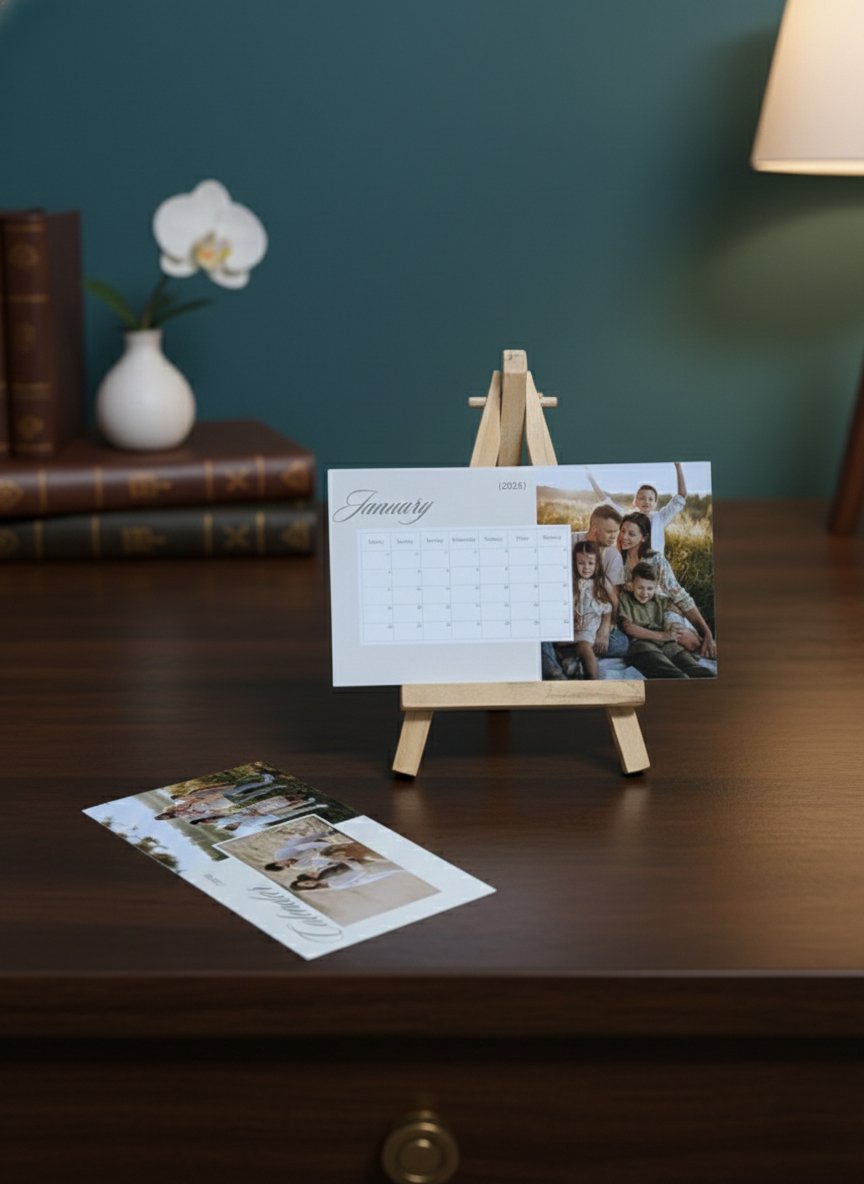 custom calendar with your favourite pictures and quotes