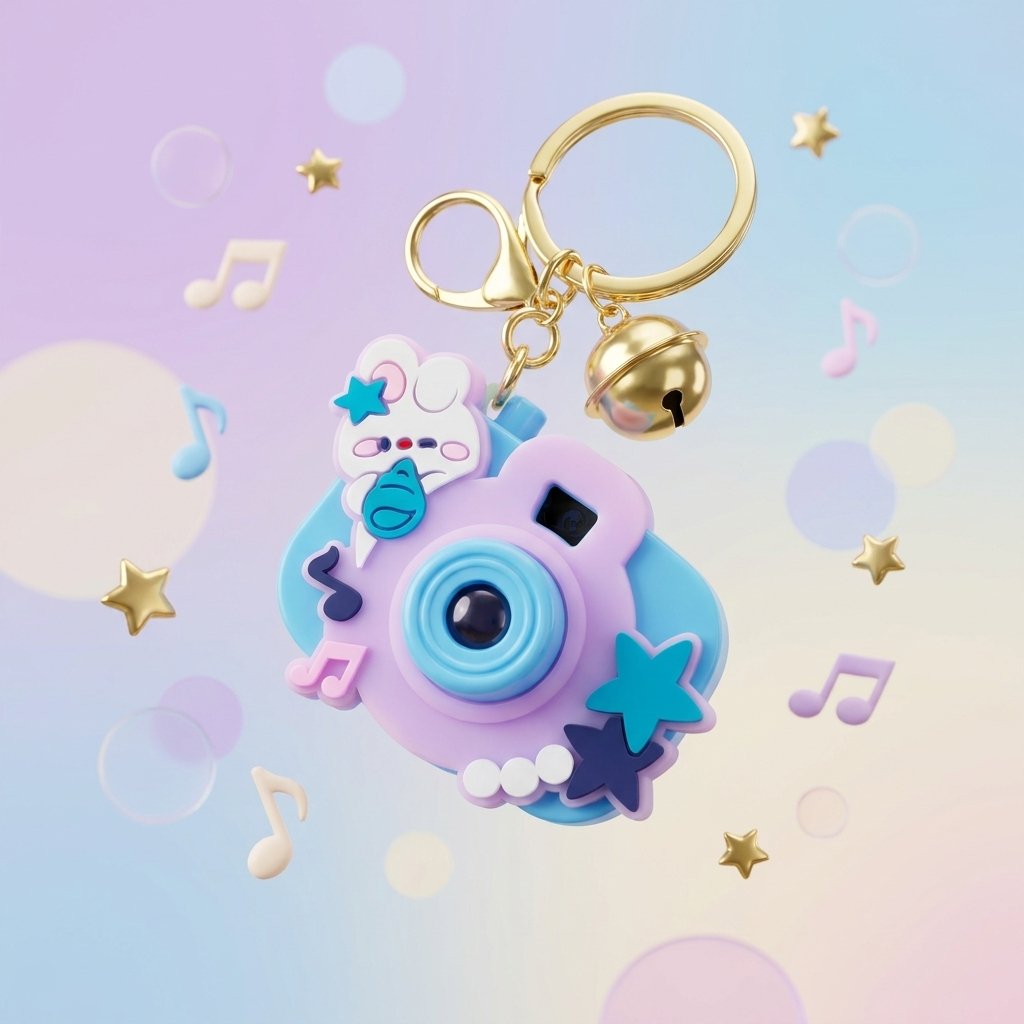 Retro Camera Keychain