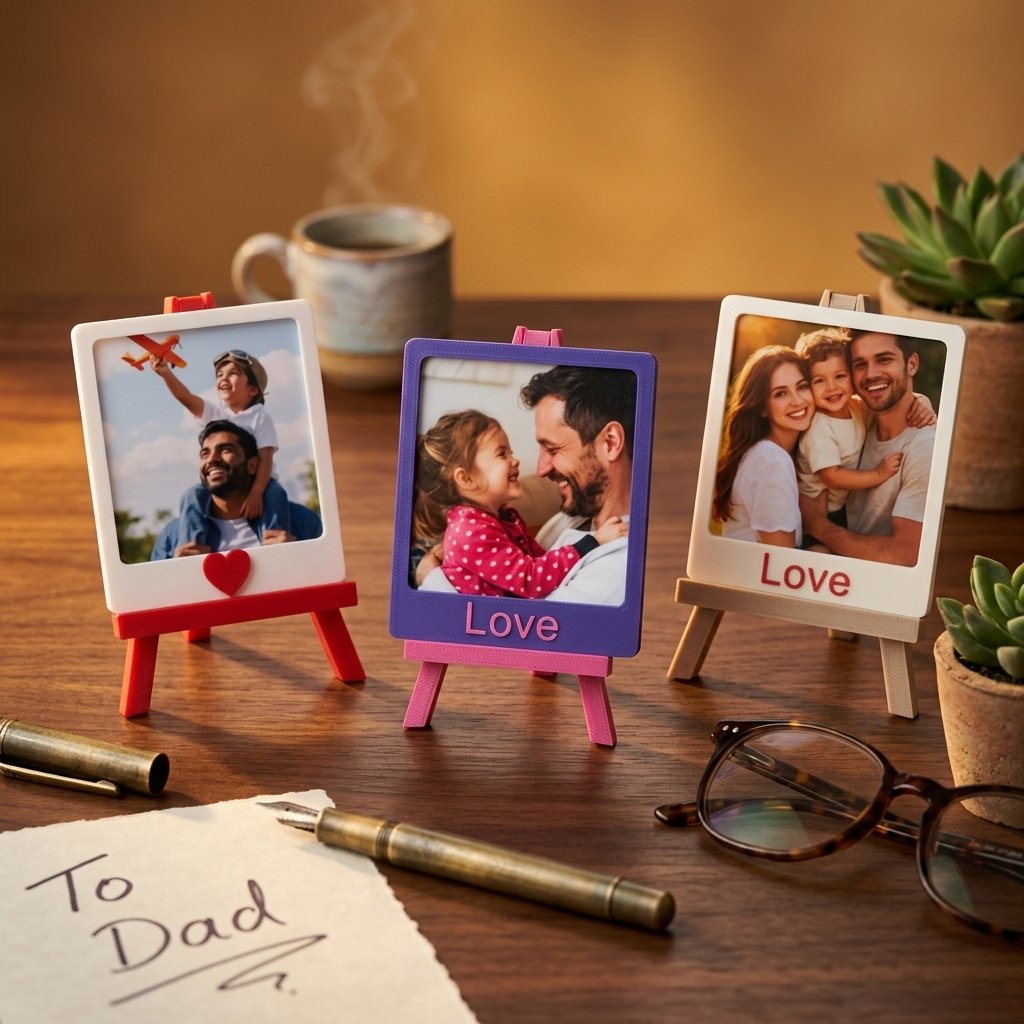Mini Polaroid Photo Frame with Easel Stand