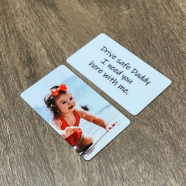 CUSTOMIZED Wallet Card - Your Photo, Message, Spotify Song Code backside Best for Special Occasion Gift For Loved One (Calendar Wallet Card)